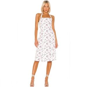LPA Square Neck Tie Back Dress in Amara Floral Size XXS from REVOLVE